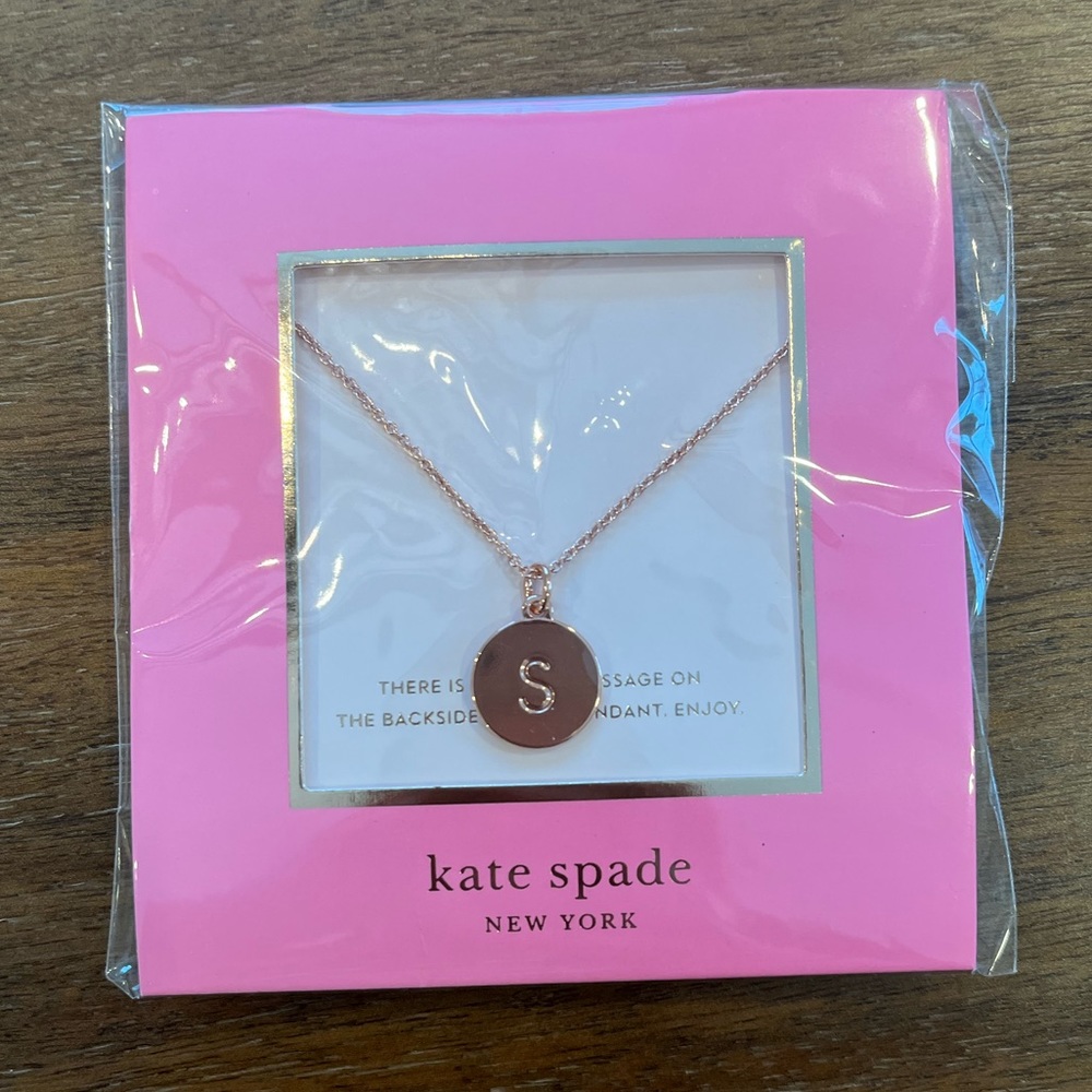Kate Spade S Initial Pendant